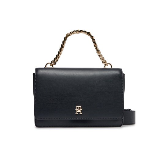 Torebka Tommy Hilfiger Th Refined Med Crossover AW0AW15725 Granatowy Tommy Hilfiger 00 eobuwie.pl
