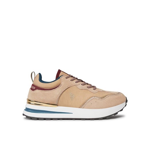 Sneakersy U.S. Polo Assn. SOFIA002B Beżowy 35 eobuwie.pl