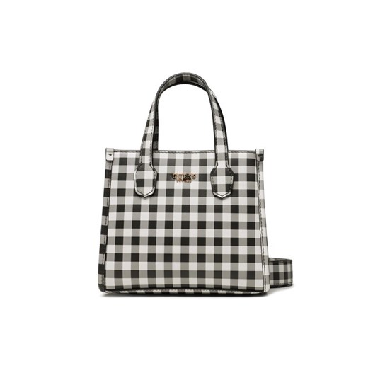 Torebka Guess Silvana (VH) Mini Bags HWVH86 65770 Szary ze sklepu eobuwie.pl w kategorii Torby Shopper bag - zdjęcie 183971275