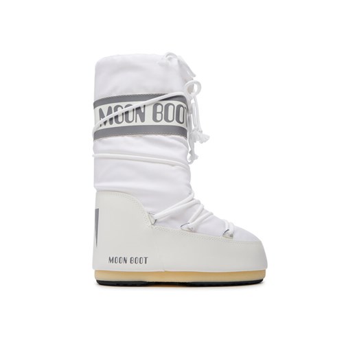 Śniegowce Moon Boot Nylon 14004400006 Biały ze sklepu eobuwie.pl w kategorii Śniegowce damskie - zdjęcie 183971297