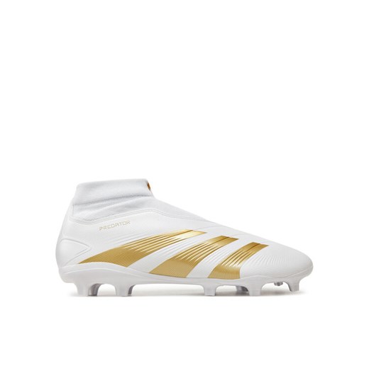 Buty do piłki nożnej adidas Predator League LL FG IF6332 Biały ze sklepu eobuwie.pl w kategorii Buty sportowe męskie - zdjęcie 183971339