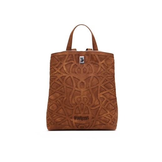 Plecak Desigual Oasis 24WAKP25 Brązowy ze sklepu eobuwie.pl w kategorii Plecaki - zdjęcie 183971396