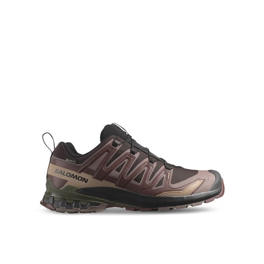 Buty do biegania Salomon Xa Pro 3D V9 Gore-Tex L47583500 Brązowy ze sklepu eobuwie.pl w kategorii Buty sportowe męskie - zdjęcie 183971475