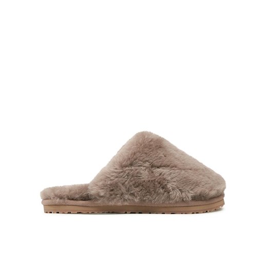 Kapcie Mou Closed Toe Sheepskin Fur Slippper FW161000L Beżowy ze sklepu eobuwie.pl w kategorii Kapcie damskie - zdjęcie 183971525