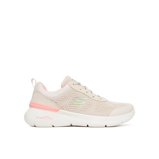 Sneakersy Skechers Skech-Air Dynamight 2.0-New Heights 150370/NTPK Beżowy ze sklepu eobuwie.pl w kategorii Buty sportowe damskie - zdjęcie 183971666