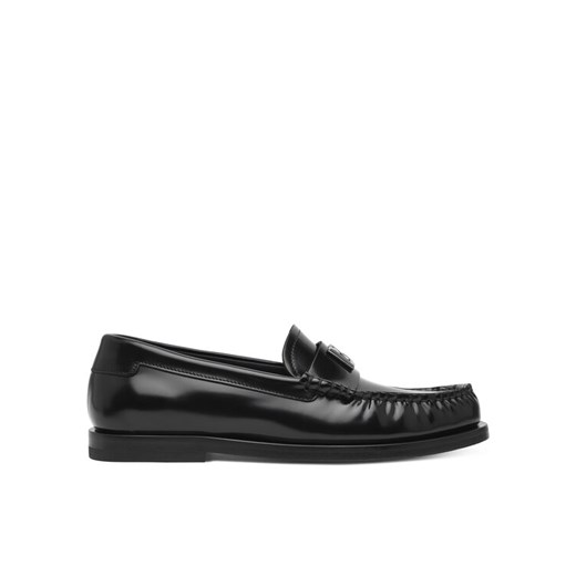 Mokasyny Dolce&Gabbana CM0074 AQ237 Czarny ze sklepu eobuwie.pl w kategorii Mokasyny damskie - zdjęcie 183971849