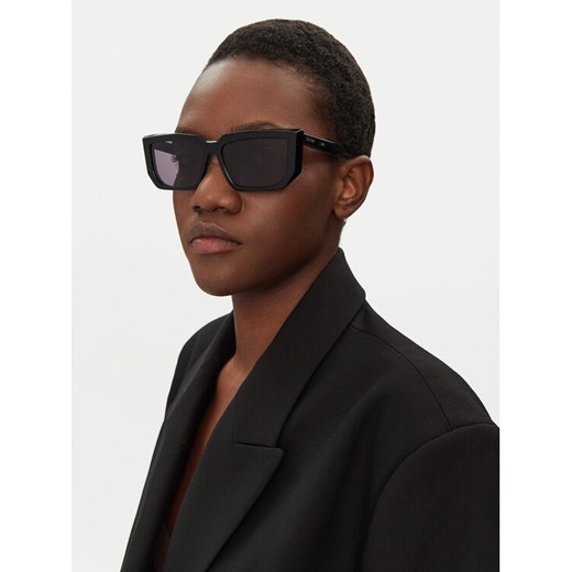 Okulary przeciwsłoneczne Max Mara MM0126 01A Czarny ze sklepu eobuwie.pl w kategorii Okulary przeciwsłoneczne damskie - zdjęcie 183971997