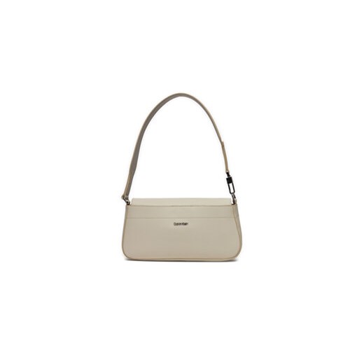 Torebka Calvin Klein Business Shoulder Bag_Saffiano K60K611680 Écru Calvin Klein 00 eobuwie.pl