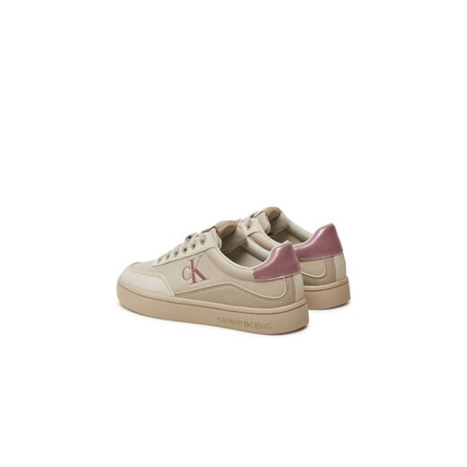 Sneakersy Calvin Klein Jeans YW0YW01585 Beżowy 36 eobuwie.pl