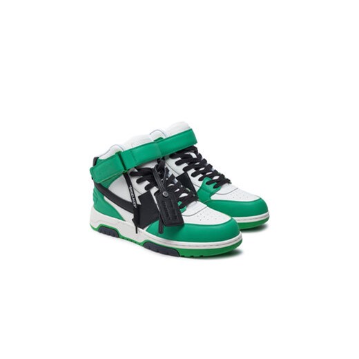Sneakersy Off-White OMIA259S23LEA0015510 Zielony 41 eobuwie.pl