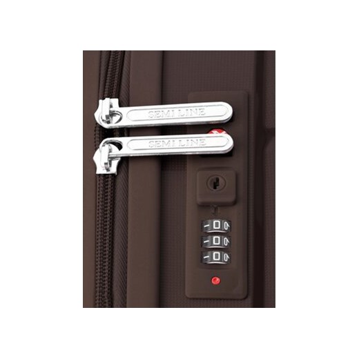 Walizka kabinowa Semi Line T5792-1 Brązowy Semi Line OS eobuwie.pl