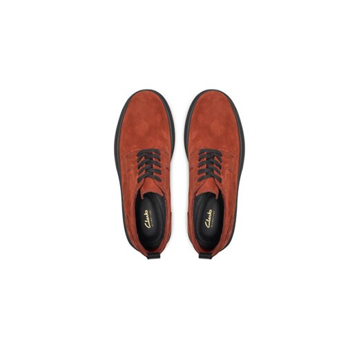 Półbuty Clarks Badell Lace 26178239 Pomarańczowy Clarks 42 eobuwie.pl