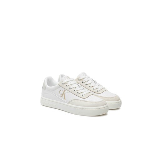 Sneakersy Calvin Klein Jeans Classic YW0YW01585 Biały 37 eobuwie.pl