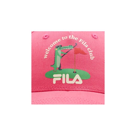 Czapka z daszkiem Fila Bhilai Club Kid 5 Panel Cap FCK0013 Różowy Fila 00 eobuwie.pl
