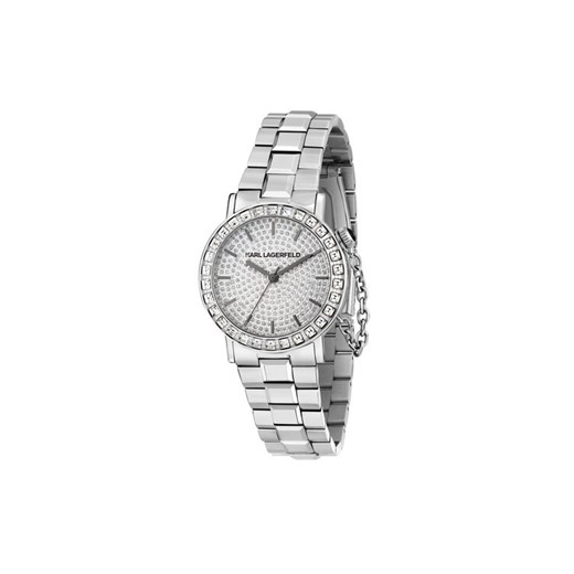 KARL LAGERFELD Zegarek R0553100506 Srebrny ze sklepu MODIVO w kategorii Zegarki - zdjęcie 183985126
