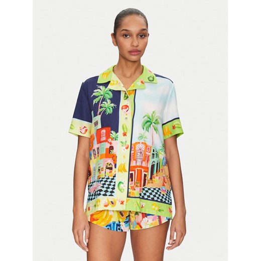 Seafolly Koszula Cuba 55440-TO Kolorowy Relaxed Fit ze sklepu MODIVO w kategorii Koszule damskie - zdjęcie 183985166