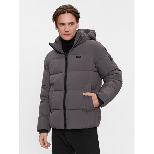 Calvin Klein Kurtka zimowa Crinkle K10K110336 Brązowy Regular Fit ze sklepu MODIVO w kategorii Kurtki męskie - zdjęcie 183985176