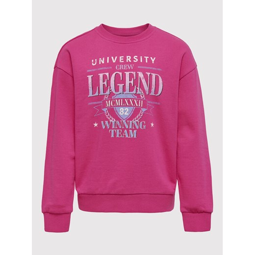 Kids ONLY Bluza Luna 15271353 Różowy Regular Fit ze sklepu MODIVO w kategorii Bluzy dziewczęce - zdjęcie 183985246