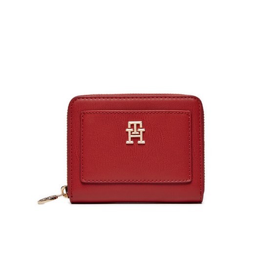 Tommy Hilfiger Duży Portfel Damski Distinct Med Za AW0AW16722 Czerwony ze sklepu MODIVO w kategorii Portfele damskie - zdjęcie 183985279