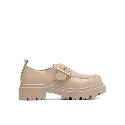 Sergio Bardi Loafersy EST-B1009-03SB Beżowy ze sklepu MODIVO w kategorii Półbuty damskie - zdjęcie 183985316
