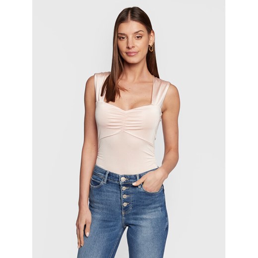 Guess Top W3RP43 K4JZ0 Różowy Slim Fit Guess XL MODIVO