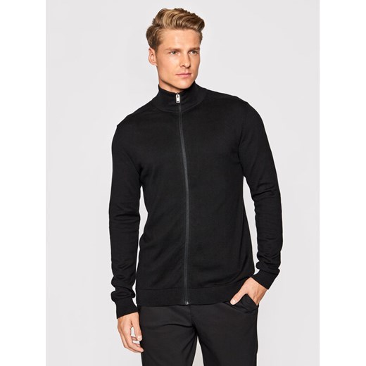 Selected Homme Kardigan Berg 16074688 Czarny Regular Fit ze sklepu MODIVO w kategorii Swetry męskie - zdjęcie 183985408