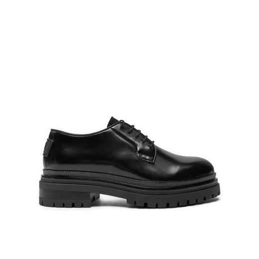 Weekend Max Mara Oxfordy Haiti24255261146 Czarny ze sklepu MODIVO w kategorii Półbuty damskie - zdjęcie 183985409