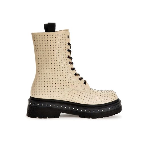 Guess Trapery Joya FL7JYA PEL10 Beżowy ze sklepu MODIVO w kategorii Workery damskie - zdjęcie 183985448