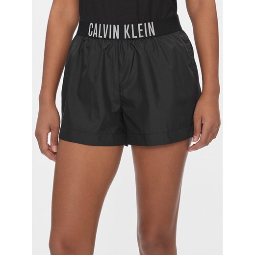 Calvin Klein Swimwear Szorty sportowe KW0KW02482 Czarny Regular Fit L MODIVO