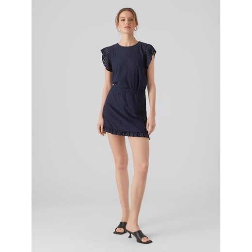 Vero Moda Bluzka Tassa 10286067 Granatowy Loose Fit Vero Moda XS MODIVO