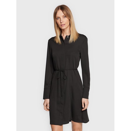 Calvin Klein Sukienka koszulowa K20K205348 Czarny Regular Fit ze sklepu MODIVO w kategorii Sukienki - zdjęcie 183985529