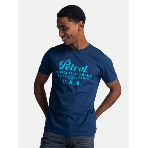 Petrol Industries T-Shirt M-1040-TSR600 Niebieski Regular Fit Petrol Industries L MODIVO