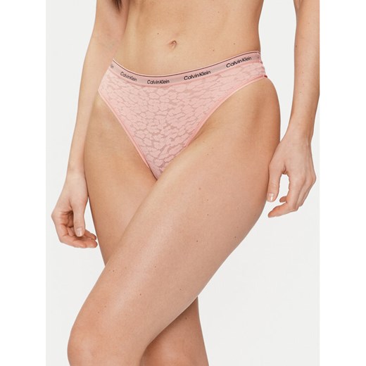 Calvin Klein Underwear Figi brazylijskie 000QD5233E Koralowy ze sklepu MODIVO w kategorii Majtki damskie - zdjęcie 183985608