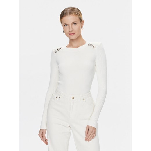 Marciano Guess Sweter Teti 4RGR10 5613Z Écru Regular Fit ze sklepu MODIVO w kategorii Swetry damskie - zdjęcie 183985648