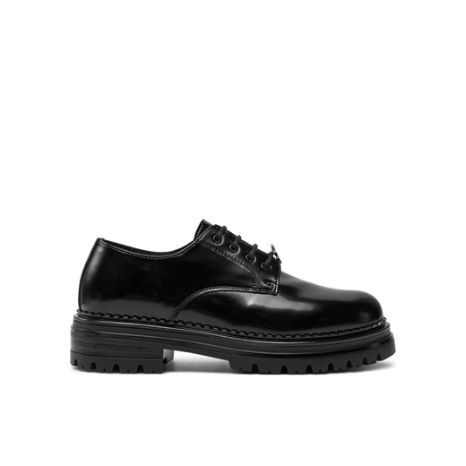 Calvin Klein Jeans Oxfordy Low Cut Lace-Up V4A4-81028-1453 S Czarny ze sklepu MODIVO w kategorii Półbuty dziecięce - zdjęcie 183985658