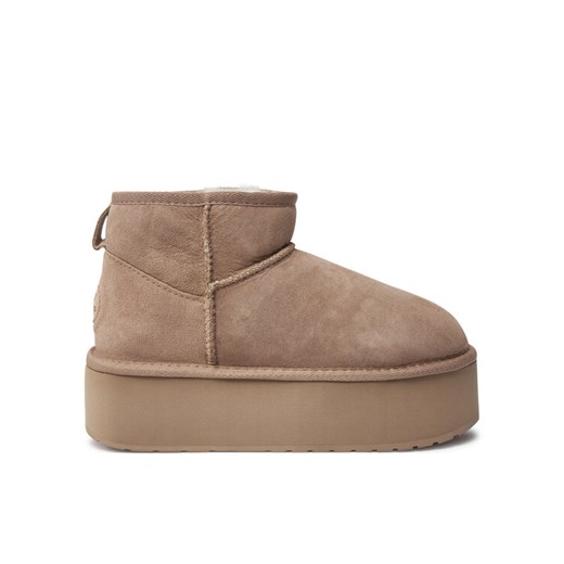 EMU Australia Śniegowce Stinger Micro Flatform W13082 Beżowy ze sklepu MODIVO w kategorii Śniegowce damskie - zdjęcie 183985727