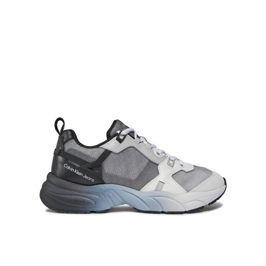Calvin Klein Jeans Sneakersy Retro Tennis Low Lace Mix Ml Sat YW0YW01307 Czarny 37 MODIVO