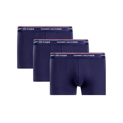 Tommy Hilfiger Komplet 3 par bokserek 3P Trunk 1U87903842 Granatowy ze sklepu MODIVO w kategorii Majtki męskie - zdjęcie 183985777