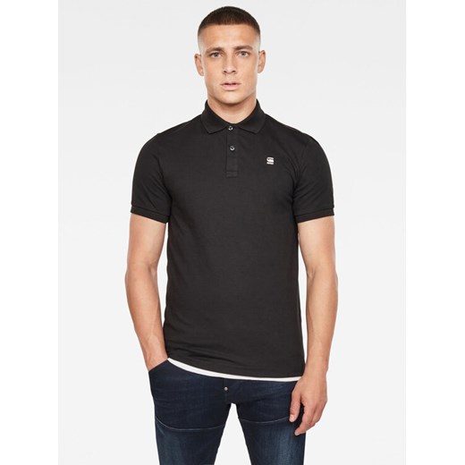 G-Star Raw Polo D11595-5864-6484 Granatowy Regular Fit ze sklepu MODIVO w kategorii T-shirty męskie - zdjęcie 183985868