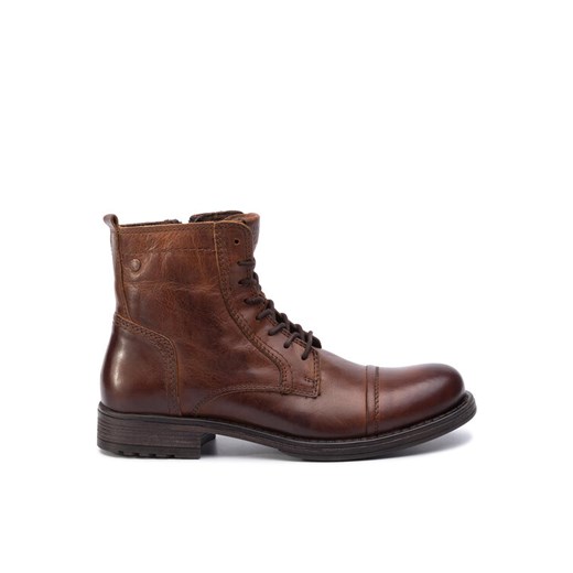 Jack&Jones Kozaki Jfwrussel 12156000 Brązowy ze sklepu MODIVO w kategorii Buty zimowe męskie - zdjęcie 183985927