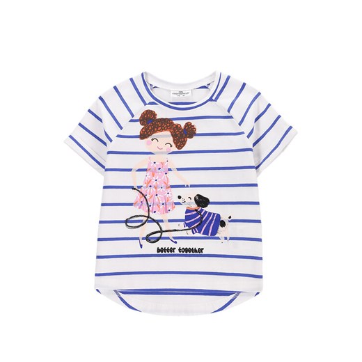 Coccodrillo T-Shirt WC5143203FGK Niebieski Regular Fit ze sklepu MODIVO w kategorii Bluzki dziewczęce - zdjęcie 183985975