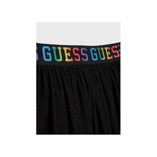 Guess Spódnica trapezowa J3RD10 KACZ0 Czarny Regular Fit Guess 8Y MODIVO