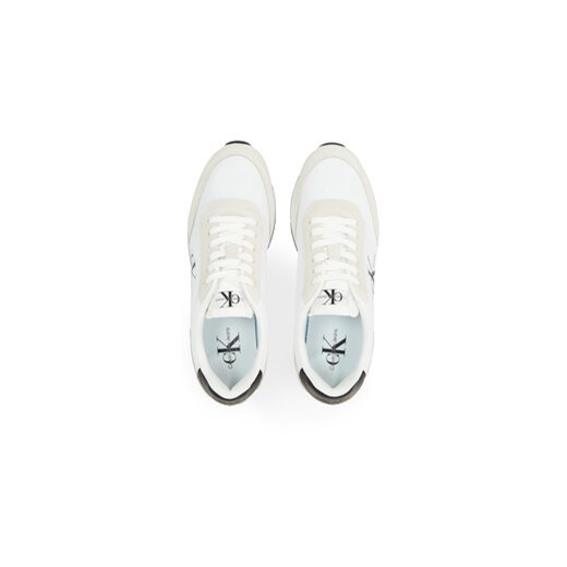 Calvin Klein Jeans Sneakersy Retro Runner Su-Ny Mono YM0YM00746 Biały 43 MODIVO