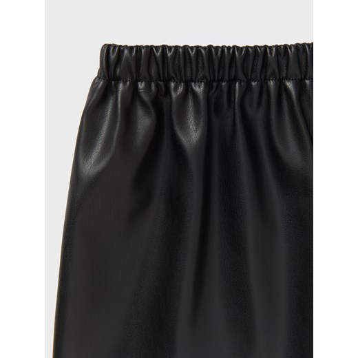 Sinsay - Spódniczka z imitacji skóry - czarny Sinsay 74 (6-9 m) Sinsay