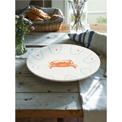 Sinsay - Talerz ceramiczny z motywem kraba - wielobarwny ze sklepu Sinsay w kategorii Talerze - zdjęcie 183992647