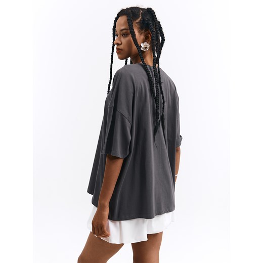 Bluzka damska Gate z krótkimi rękawami z napisem 