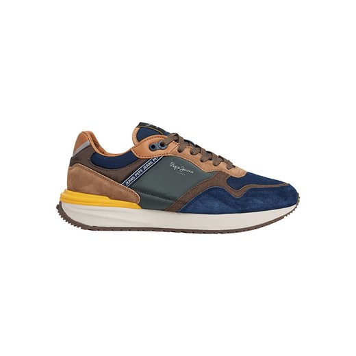 Pepe Jeans FOOTWEAR Sneakersy &quot;Buster Pro&quot; w kolorze granatowo-jasnobrązowym ze sklepu Limango Polska w kategorii Buty sportowe męskie - zdjęcie 183994245