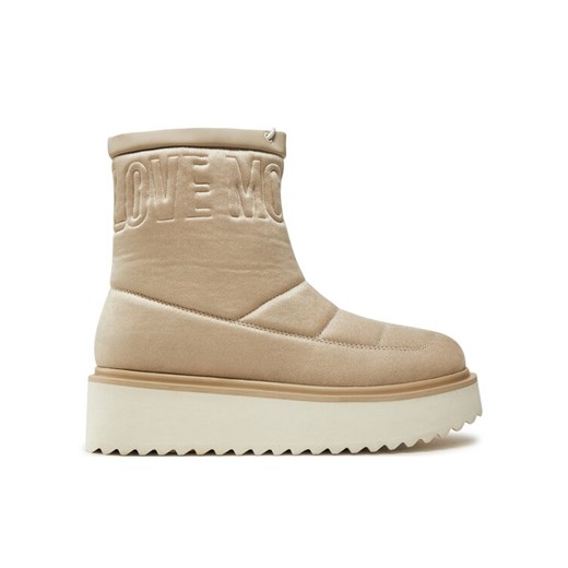 Botki LOVE MOSCHINO JA24266I0LJAW026 Beżowy ze sklepu eobuwie.pl w kategorii Botki - zdjęcie 183995127