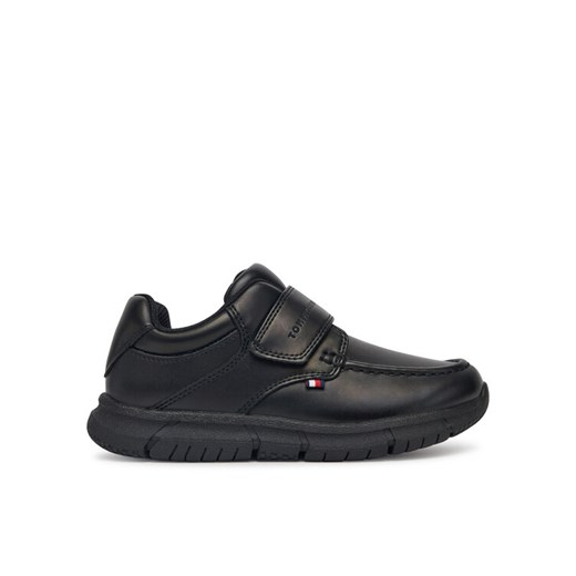 Półbuty Tommy Hilfiger Low Cut Velcro Shoe T3B4-33176-1355 M Czarny ze sklepu eobuwie.pl w kategorii Półbuty dziecięce - zdjęcie 183995185
