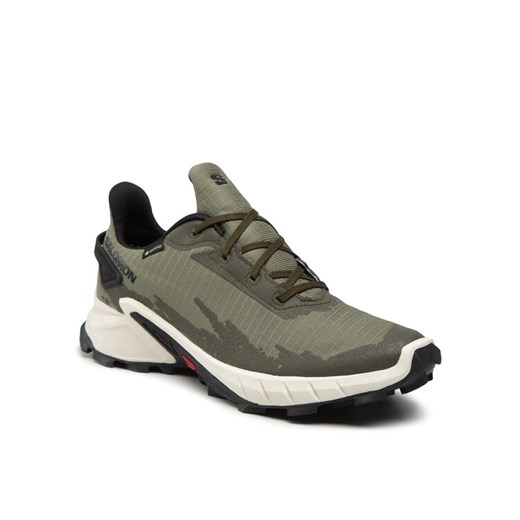 Buty do biegania Salomon Alphacross 4 Gtx GORE-TEX 417230 26 V0 Zielony ze sklepu eobuwie.pl w kategorii Buty sportowe męskie - zdjęcie 183995219